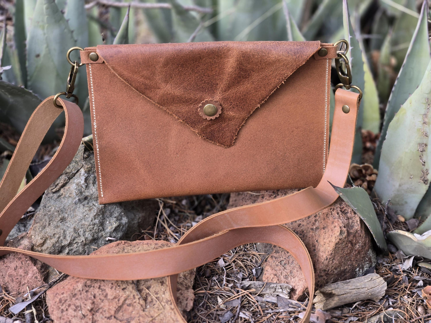 Leather crossbody bag/purse
