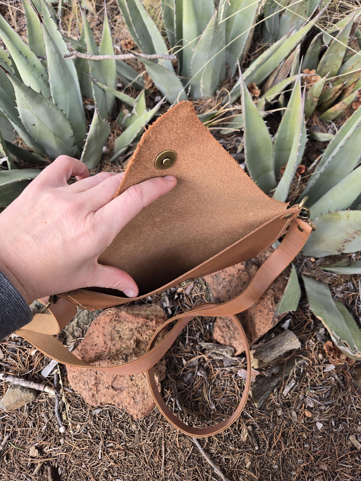 Leather crossbody bag/purse