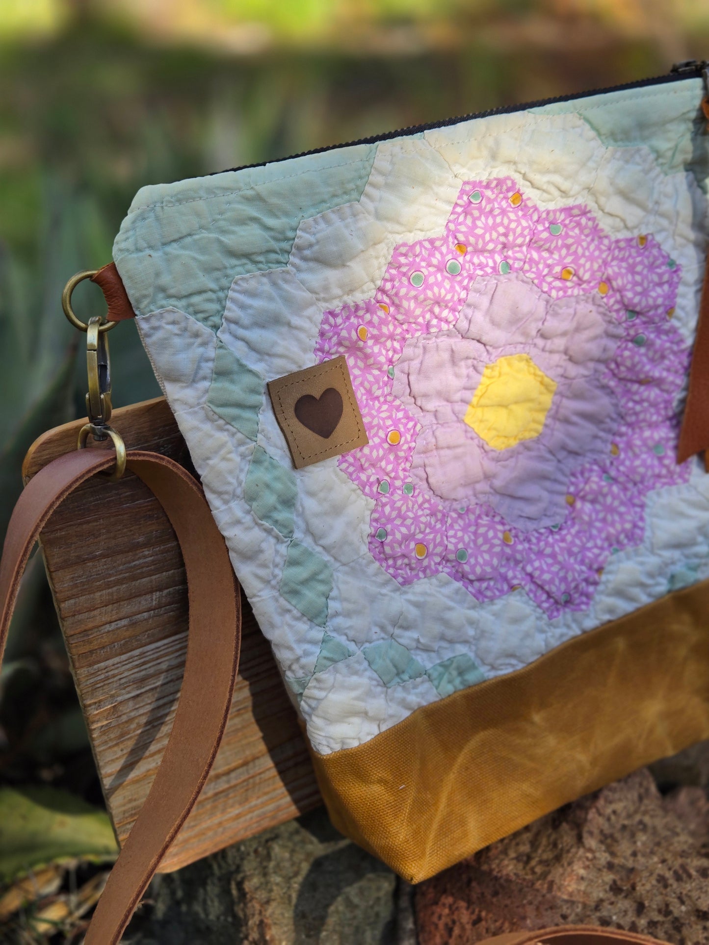 Small Antique Quilt Purse