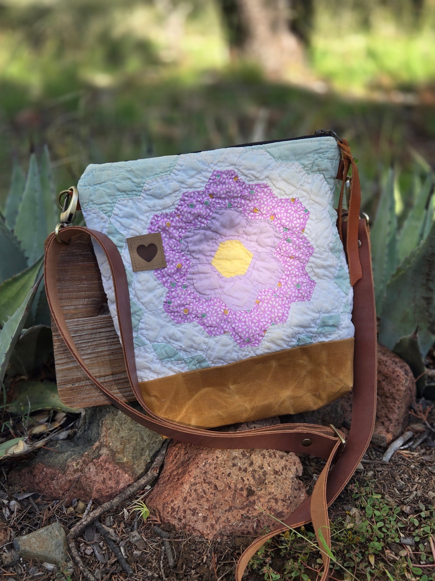 Small Antique Quilt Purse