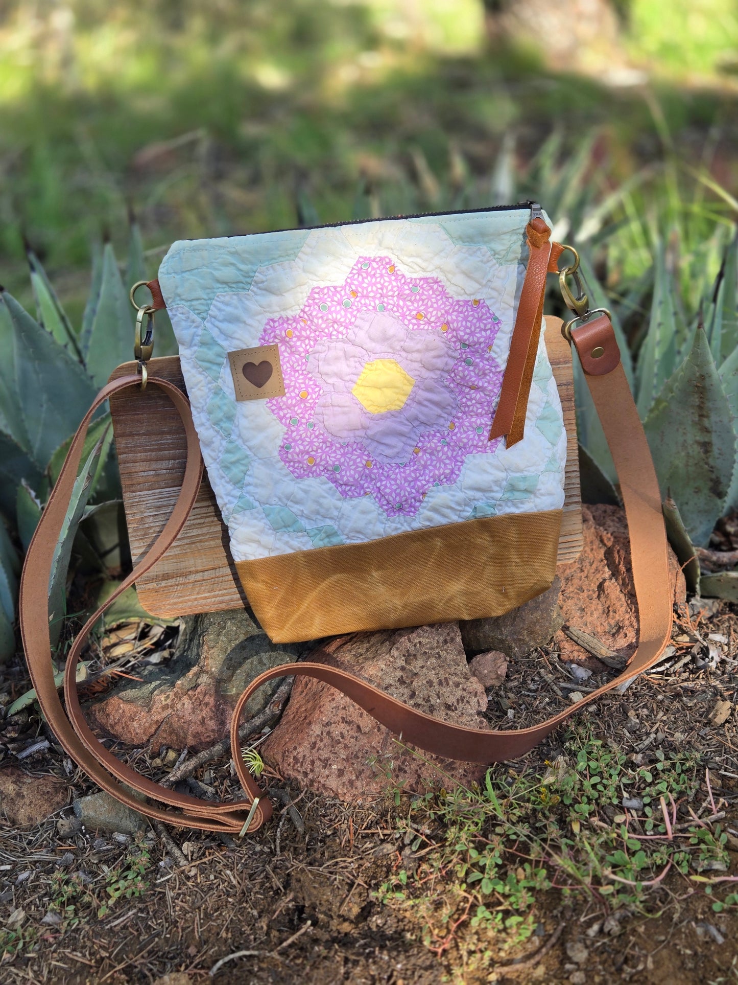 Small Antique Quilt Purse