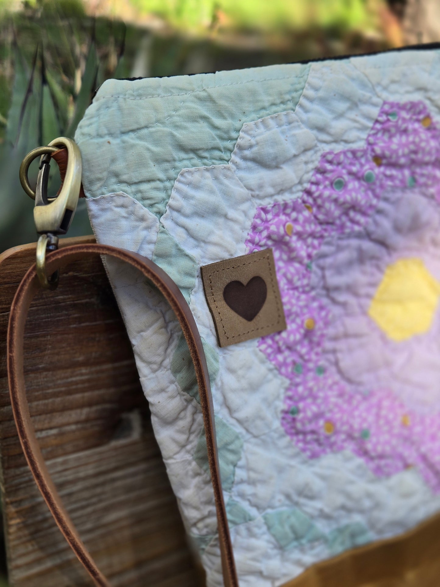 Small Antique Quilt Purse